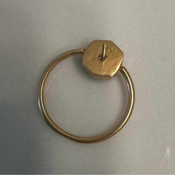 Kendra Scott Gold and Black Iridescent Earrings - Picture 3 of 3